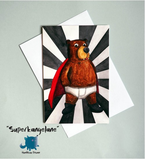 Postkaart "Superkangelane"